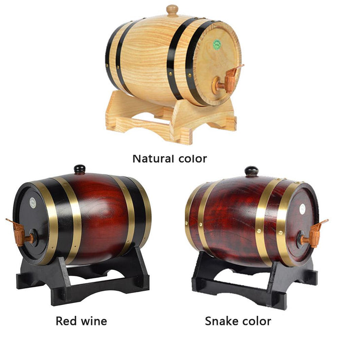Oak Pine Wine Barrel Storage Special Barrel 1.5L 3L Storage Bucket Beer Casks