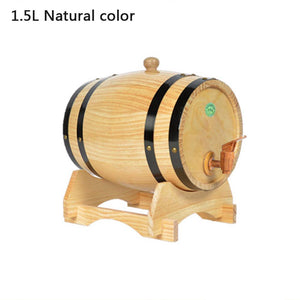 Oak Pine Wine Barrel Storage Special Barrel 1.5L 3L Storage Bucket Beer Casks