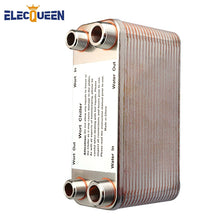 Load image into Gallery viewer, 20/30/40 Plates Heat Exchanger Wort Chiller, Stainless Steel Counterflow Chiller